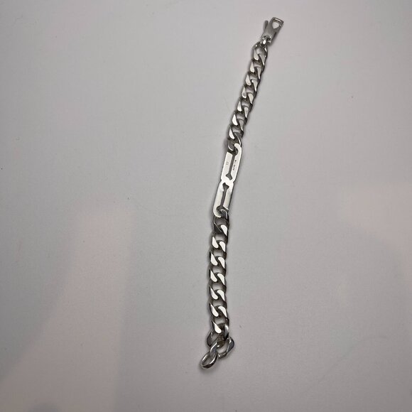 GUCCI Infinity Knot Chain Bracelet Sterling Silver 925 - Preowned - Picture 9 of 11